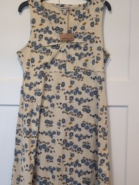 Toad&Co Rosemarie Sleeveless Barley Dress L New